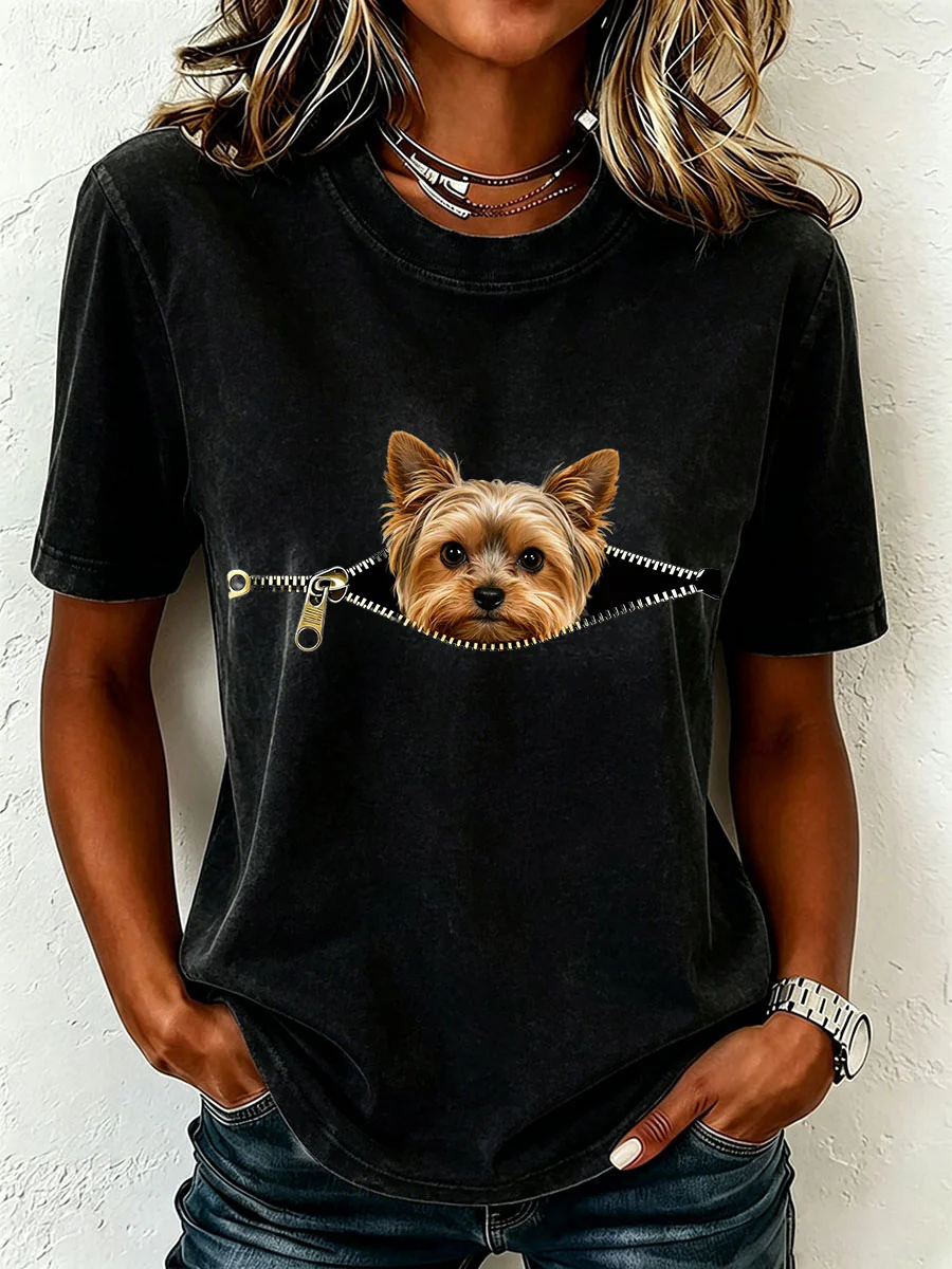 Women's Lovely Yorkshire Terrier T-Shirt - Image 3