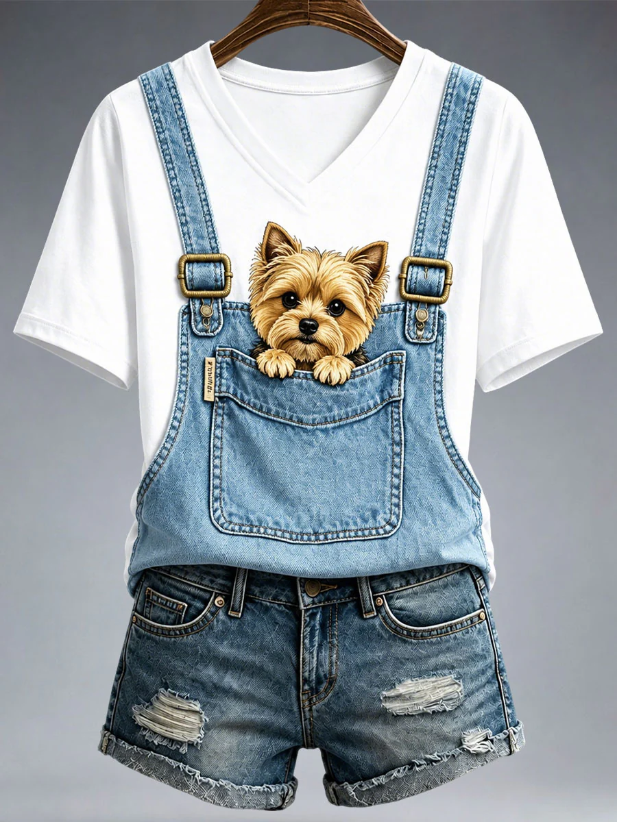 Women's Lovely Yorkshire Terrier T-Shirt