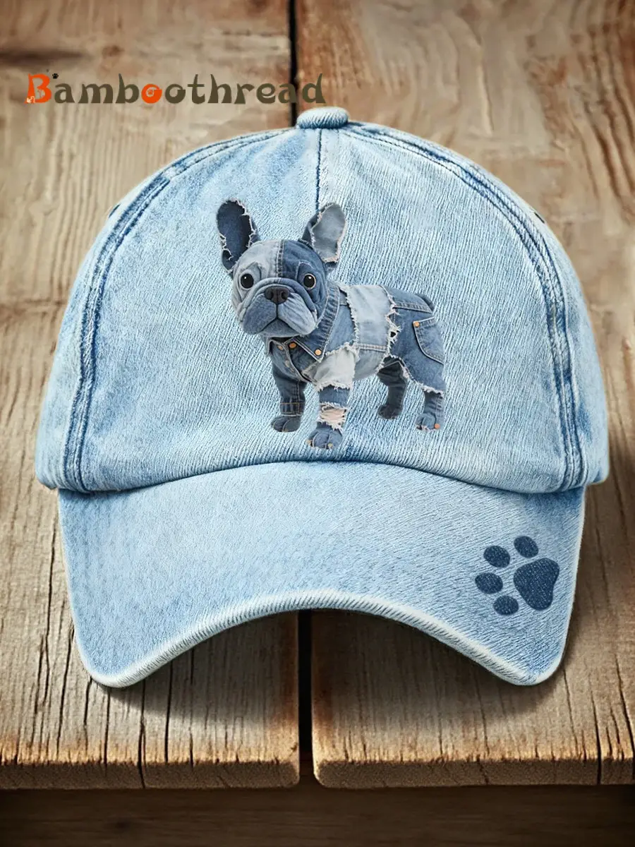 Women's Patchwork Art French Bulldog Pattern Sweatshirt - Image 2