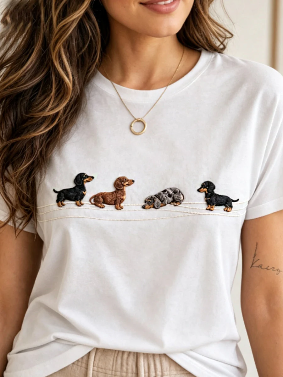 Women's short-sleeved T-shirt - Image 3