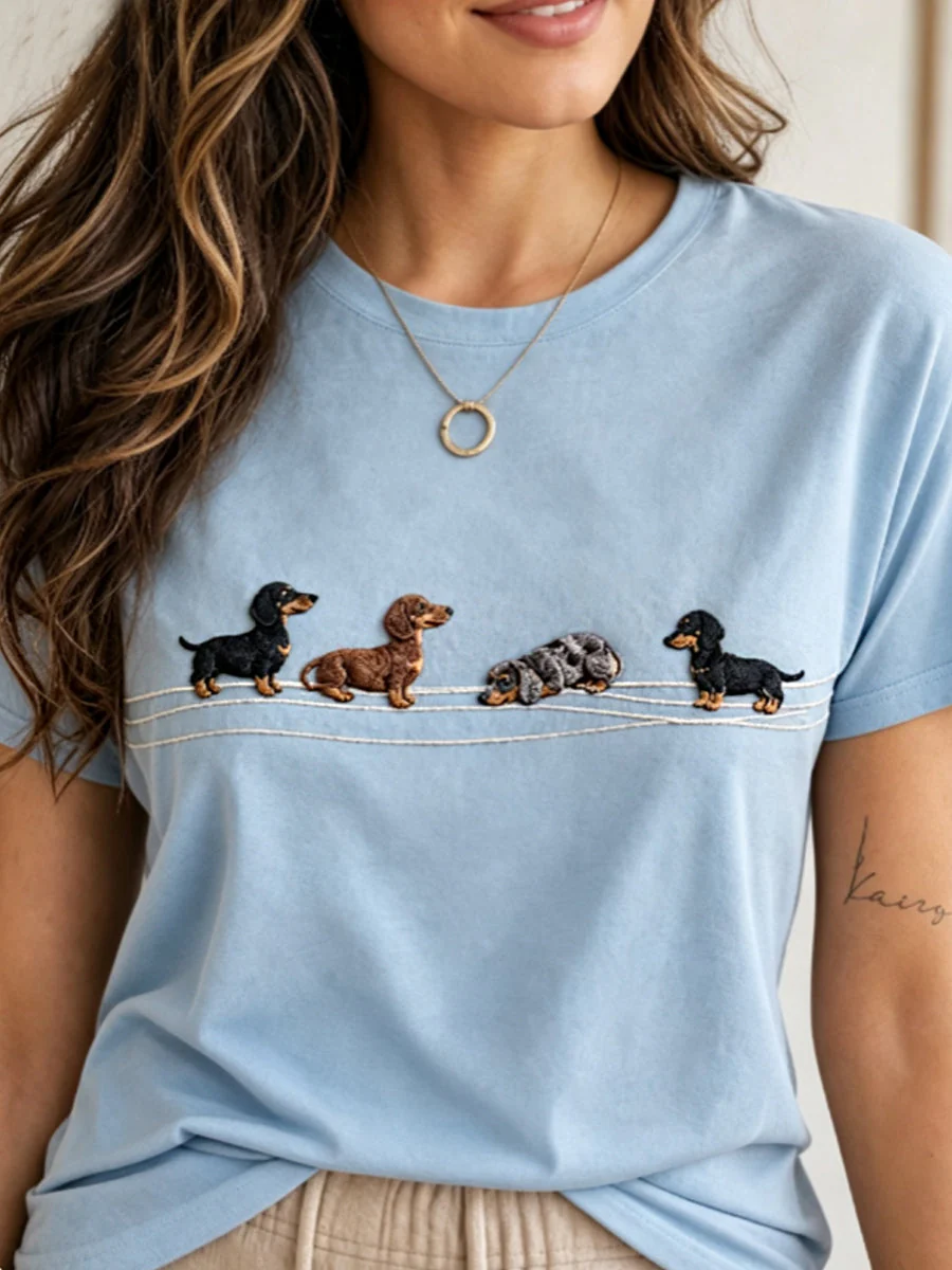 Women's short-sleeved T-shirt - Image 4