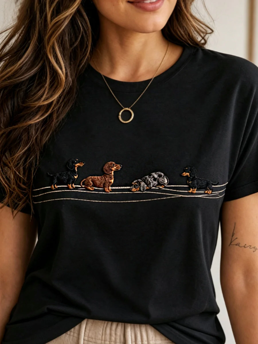 Women's short-sleeved T-shirt - Image 7