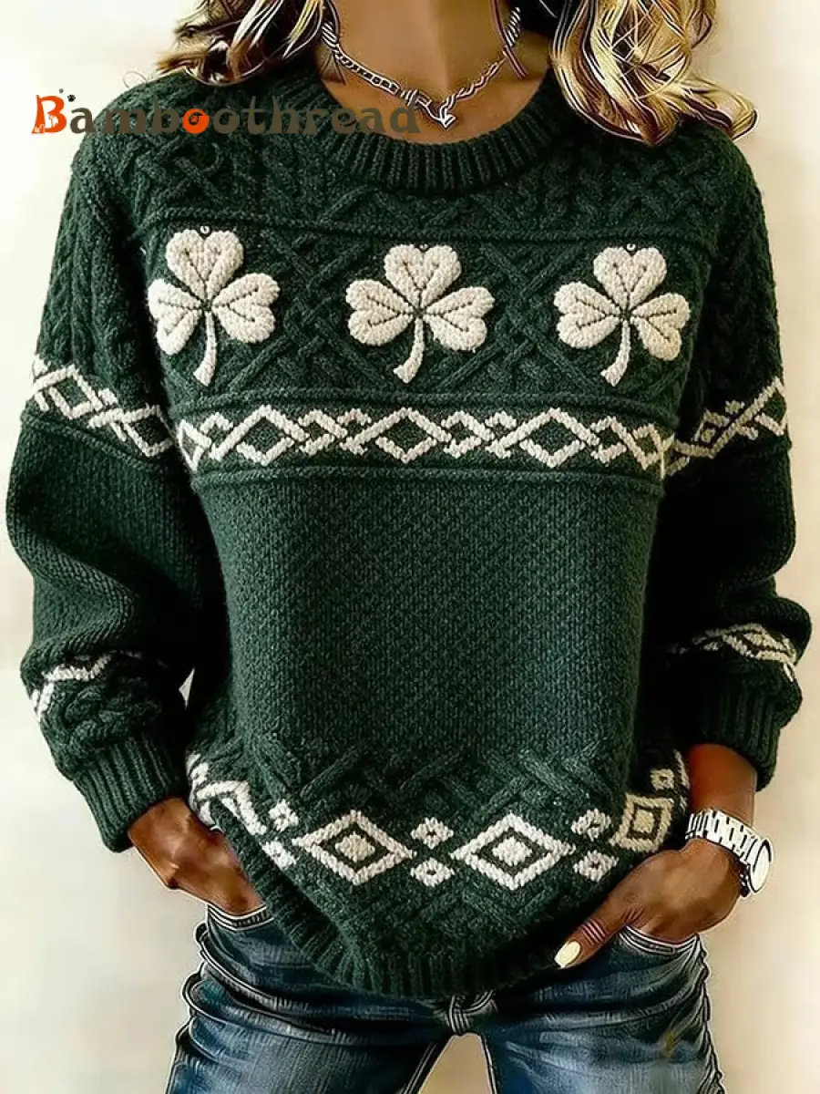 Women's St. Patrick's Day Printed Sweatshirt