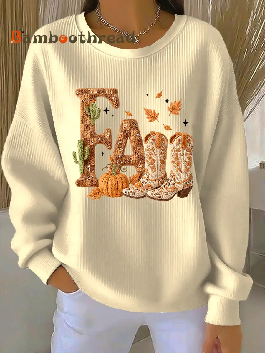 Women's Thanksgiving Fall Casual Crewneck Pullover