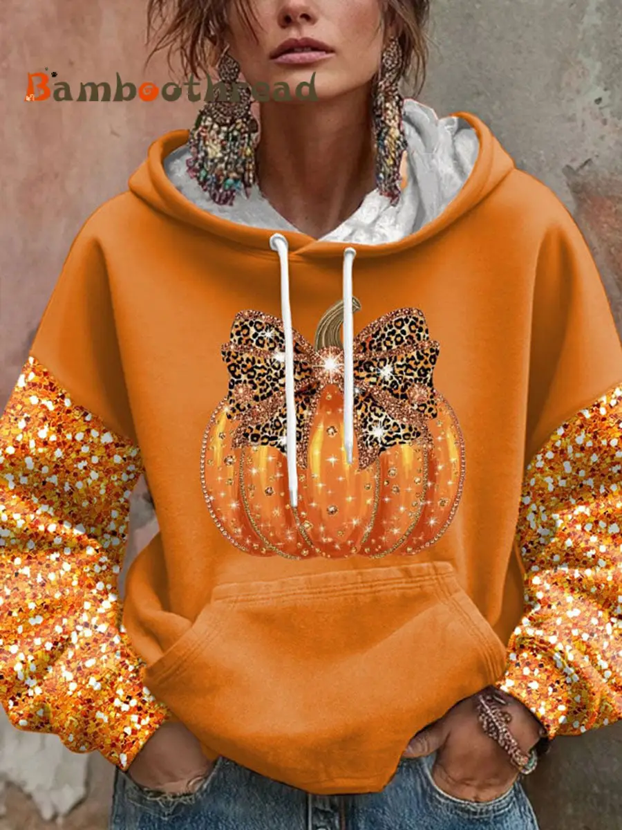 Women's Thanksgiving Pumpkin Hoodie