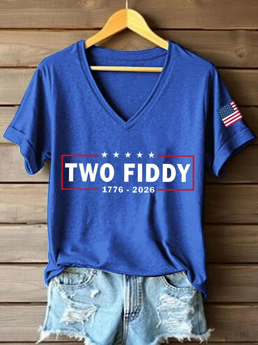 Women's Two Fiddy Print T-Shirt - Image 5