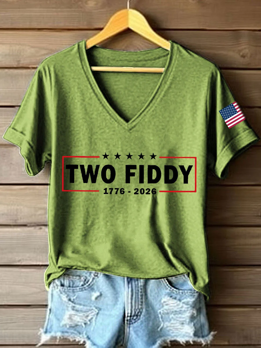 Women's Two Fiddy Print T-Shirt - Image 6
